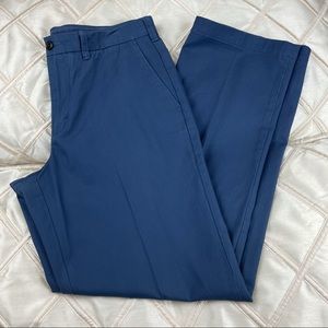 Lands'd End Navy Traditional Fit Navy Pants 33